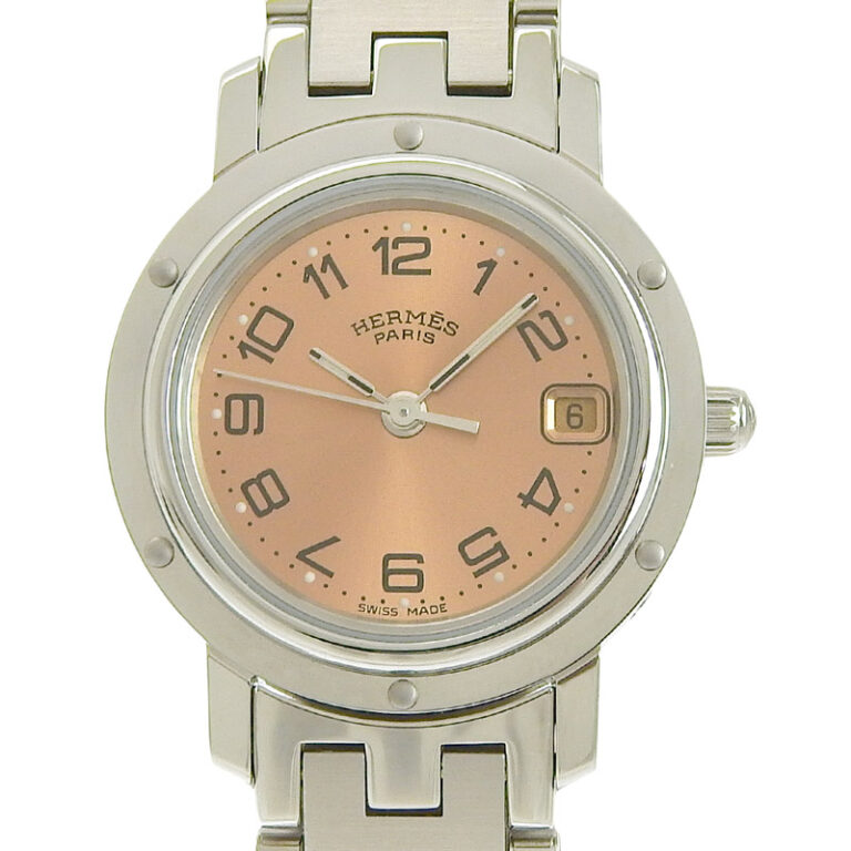 エルメス HERMES ケース：ＳＳ　ブレス：ＳＳ クリッパー CL4.210