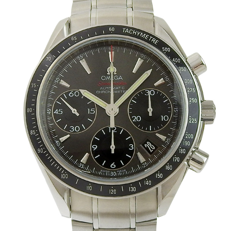 オメガ OMEGA スピードマスター クロノグラフ メンズ 自動巻き 腕時計 SS グレー文字盤 323.30.40.40.06.001 中古 OW0430