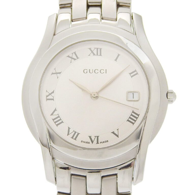 グッチ GUCCI ケース：ＳＳ　ブレス：ＳＳ 5500M
