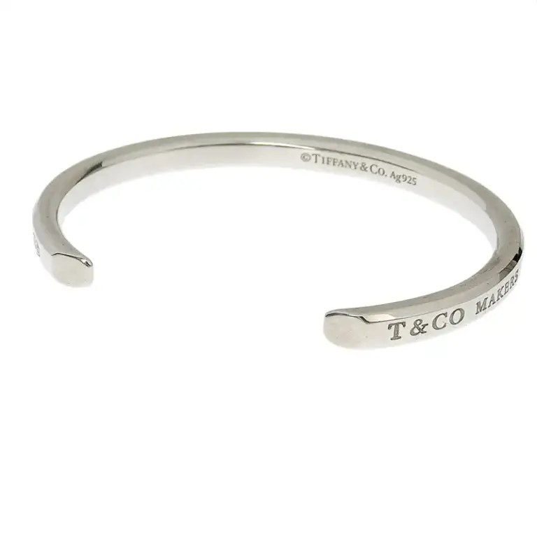 ティファニー TIFFANY & Co. SV925 ティファニー1837 メイカーズ ナローカフ ―