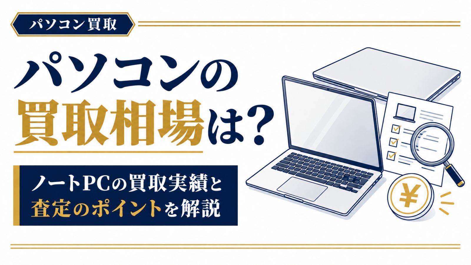 パソコンの買取相場は？ノートPCの買取実績と査定のポイントを解説
