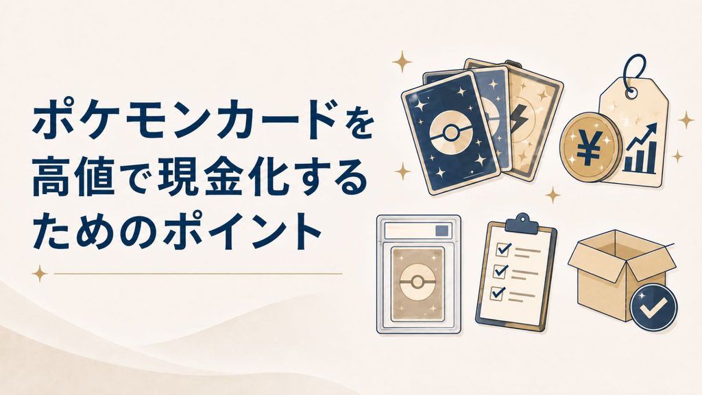 ポケモンカードを高値で現金化するためのポイント