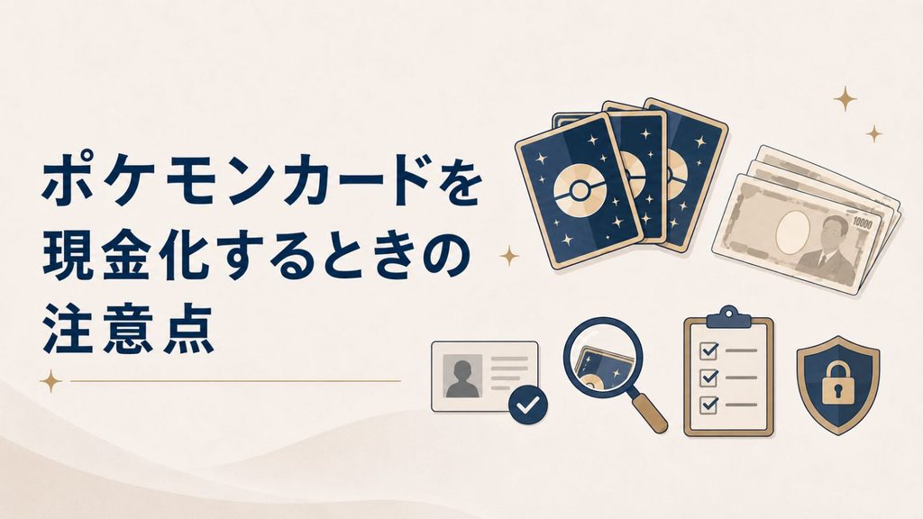 ポケモンカードを現金化するときの注意点