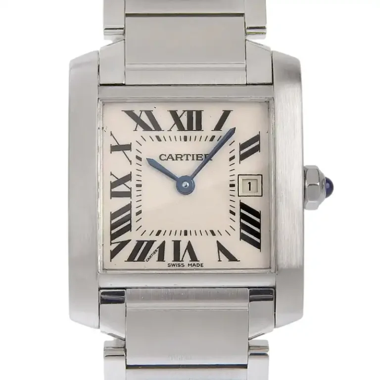 カルティエ CARTIER ケース：SS　ブレス：SS タンクフランセーズMM W51011Q3