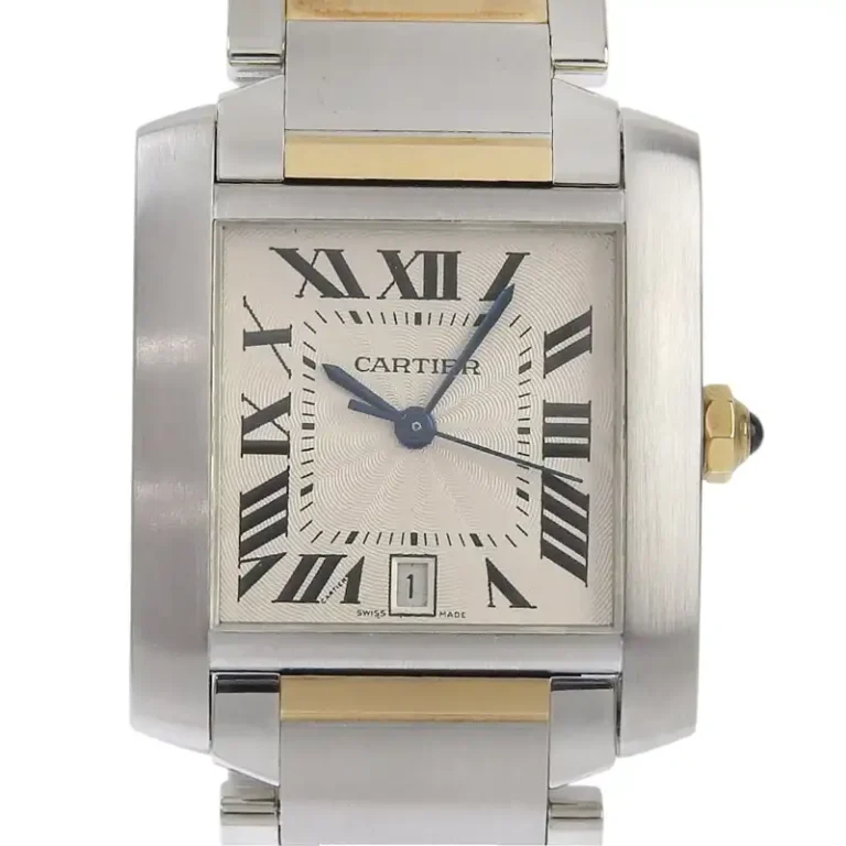 カルティエ CARTIER ケース：SS×YG　ブレス：SS×YG タンクフランセーズLM W51005Q4