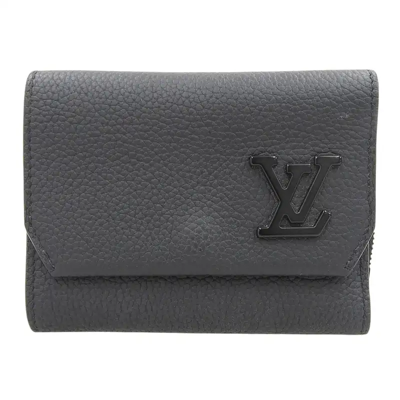 ルイヴィトン LOUIS VUITTON LVアエログラム ポルトフォイユ パイロット 三つ折り財布 M81740 中古  LV1736