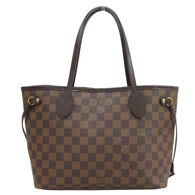 ルイヴィトン LOUIS VUITTON ダミエ ネヴァーフルPM トートバッグ エベヌ N51109 中古  LV1765