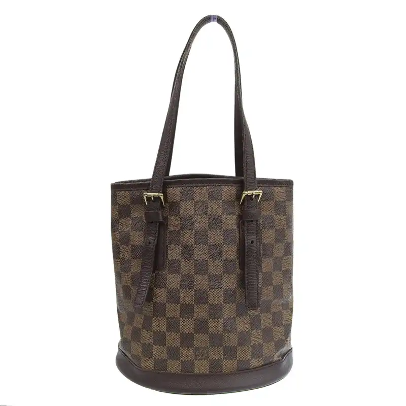 ルイヴィトン LOUIS VUITTON ダミエ マレ ハンドバッグ エベヌ N42240 中古  LV1777
