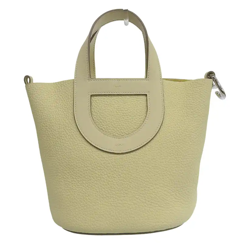 エルメス HERMES インザループ18 ハンドバッグ トリヨンクレマンス ジョーヌミルトン W刻印 2024年 中古  HE1143
