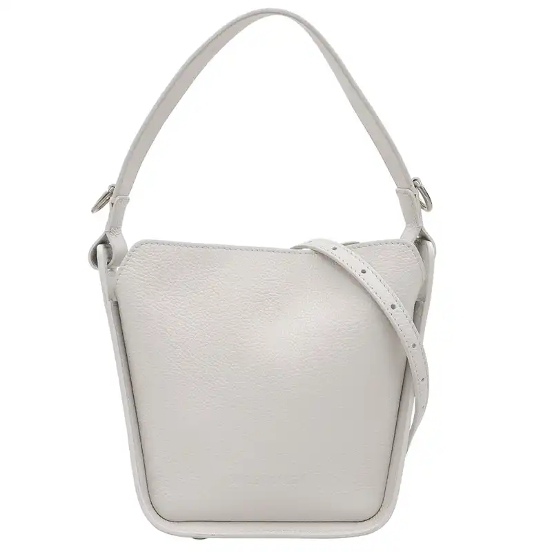 バレンシアガ BALENCIAGA ノースサウスXS 2WAYバッグ ハンドバッグ ショルダーバッグ レザー ホワイト 684623 中古  OB2665
