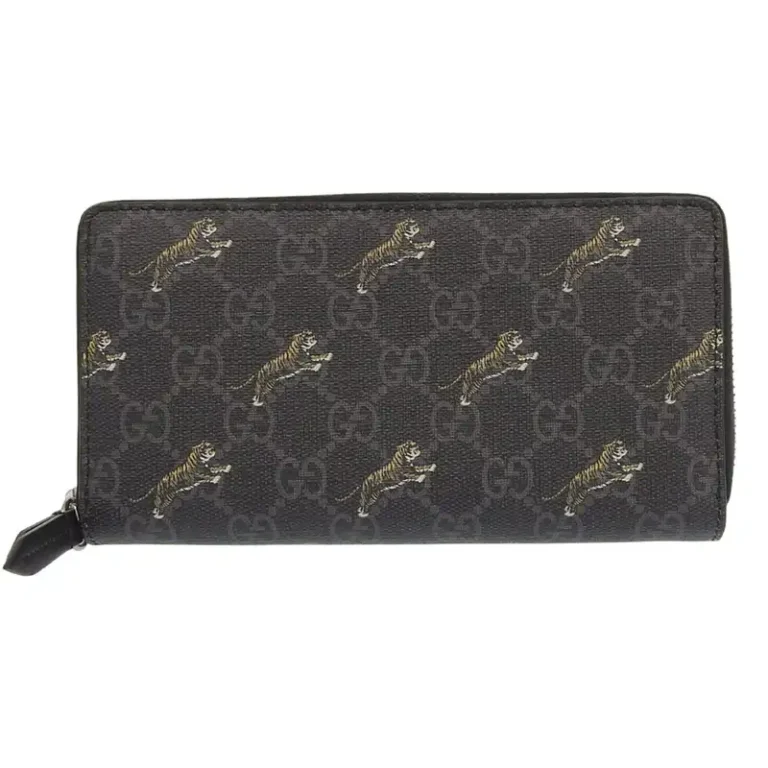 グッチ GUCCI GGスプリームキャンバス×レザー GGスプリーム 長財布 575135