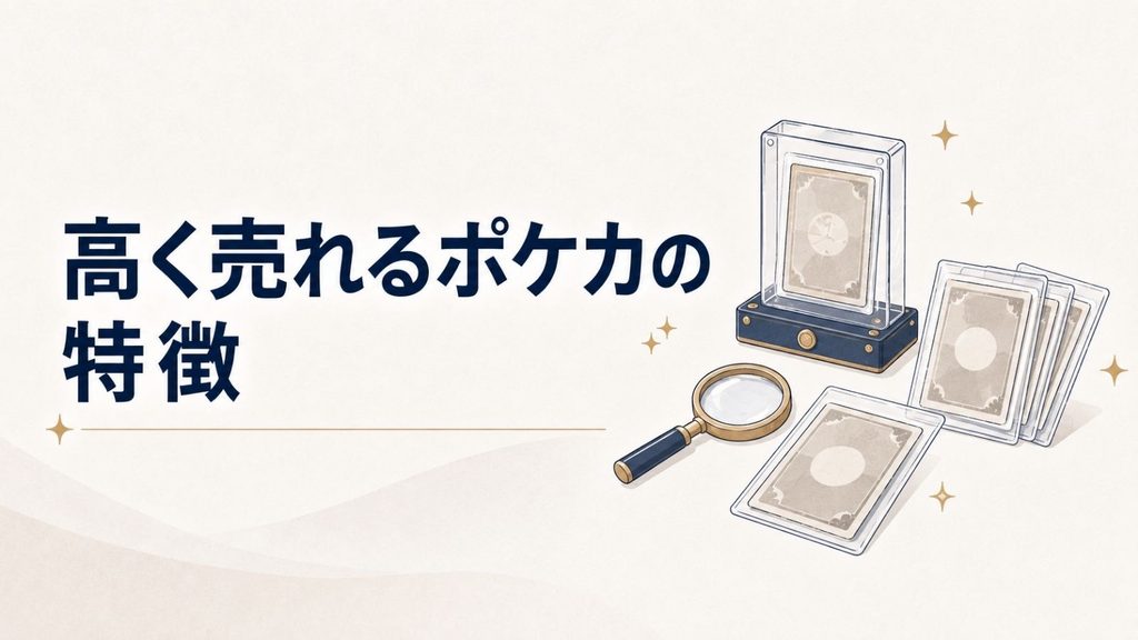 高く売れるポケカの特徴