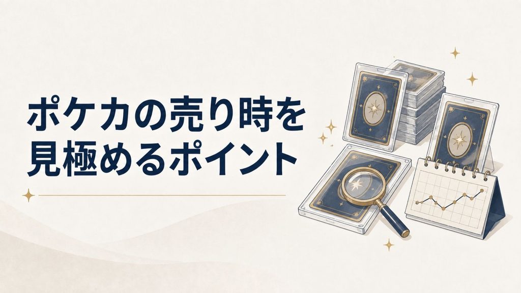 ポケカの売り時を見極めるポイント