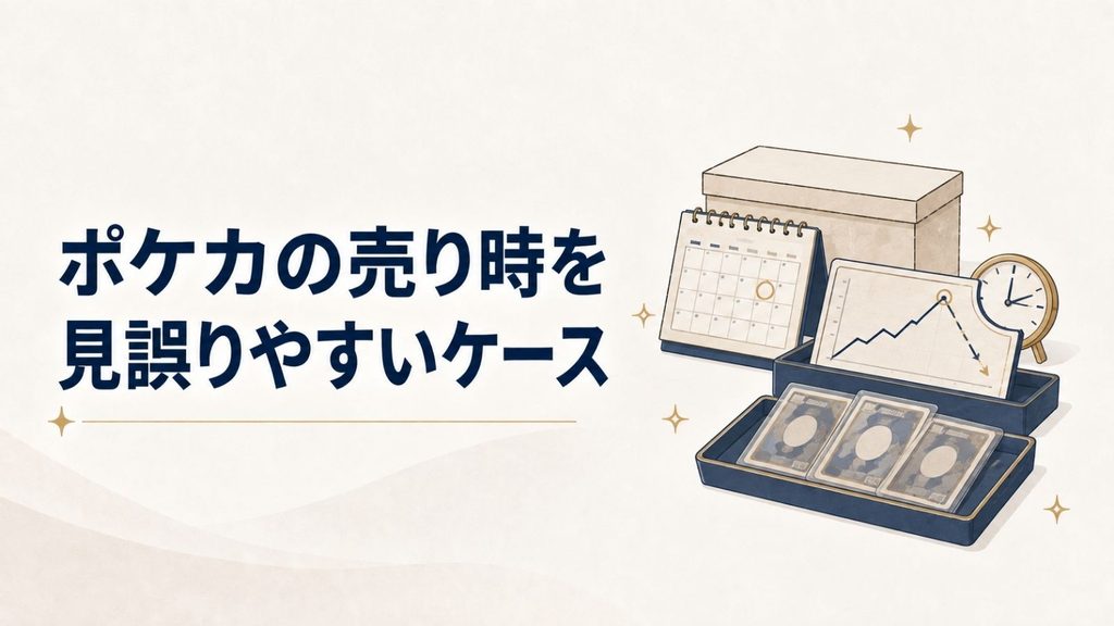 ポケカの売り時を見誤りやすいケース