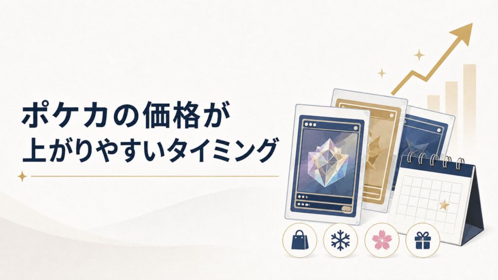 ポケカの価格が上がりやすいタイミング