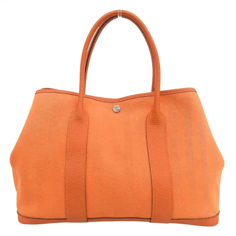 エルメス HERMES トワルシェブロン×カントリー ガーデンパーティPM □R刻印