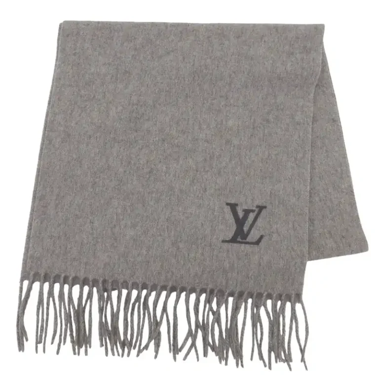 ルイヴィトン LOUIS VUITTON カシミヤ100% エシャルプ ジェラム M71288