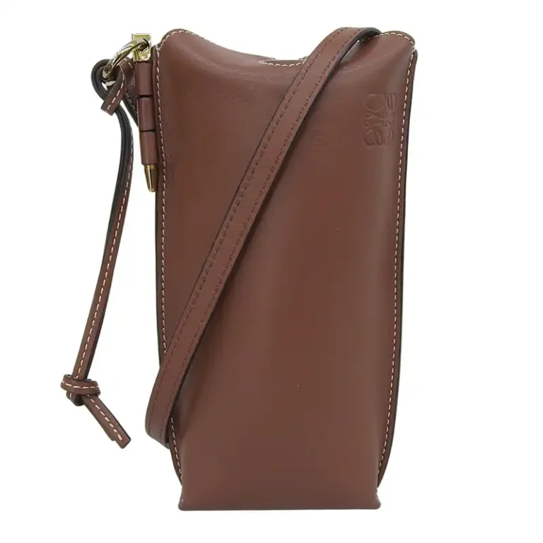 ロエベ LOEWE レザー ゲートポケット フォンショルダー ―