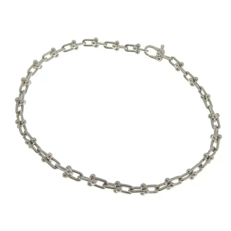 ティファニー TIFFANY & Co. SV925 ハードウェア マイクロリンク ブレスレット ―