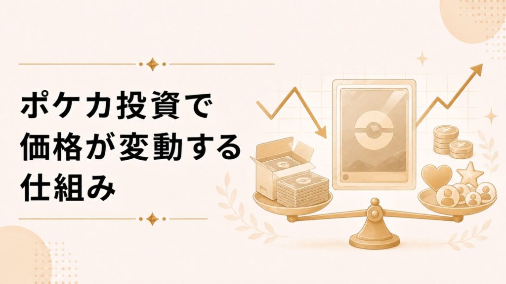 ポケカ投資で価格が変動する仕組み