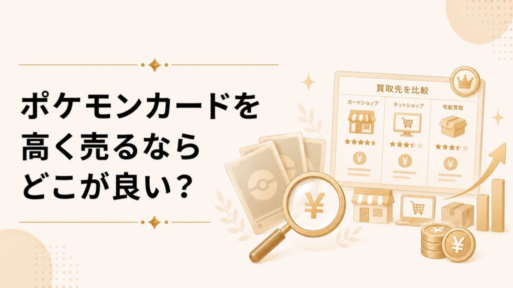 ポケモンカードを高く売るならどこが良い?