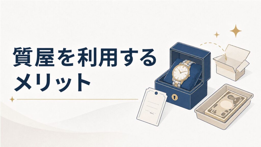 質屋を利用するメリット