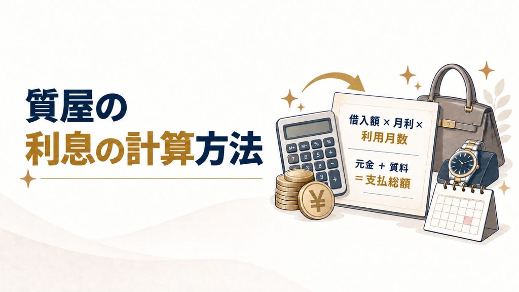 質屋の利息の計算方法