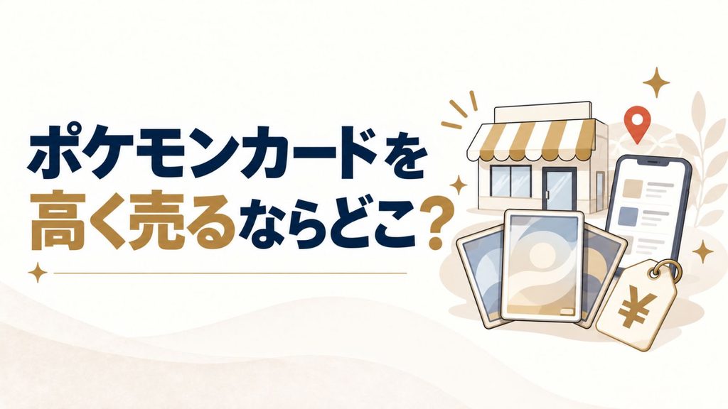 ポケモンカードを高く売るならどこ？