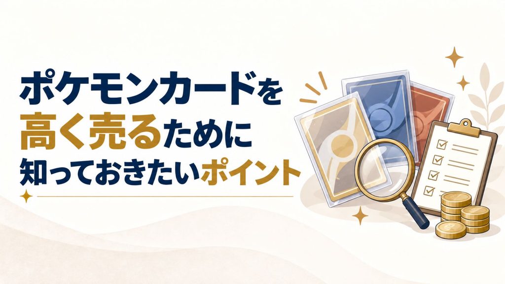 ポケモンカードを高く売るために知っておきたいポイント